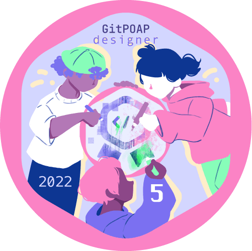 2022 GitPOAP 5-Time Designer 