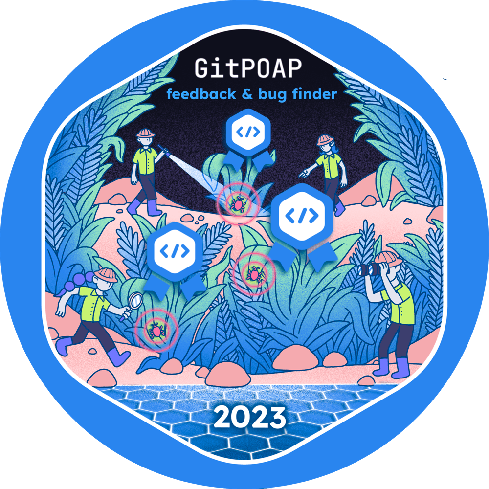 2023 GitPOAP Feedback Contributor & Bug Finder