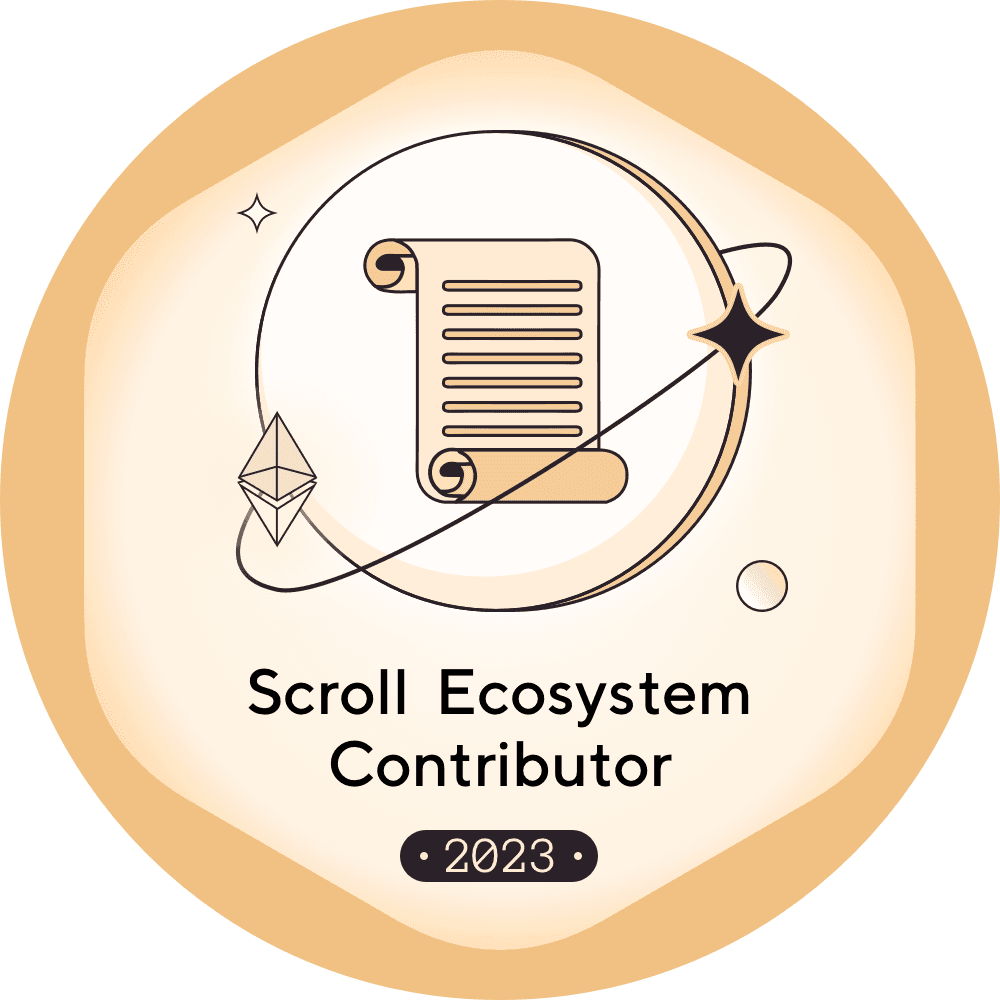 2023 Scroll Ecosystem Contributor